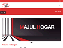 Tablet Screenshot of majulhogar.com